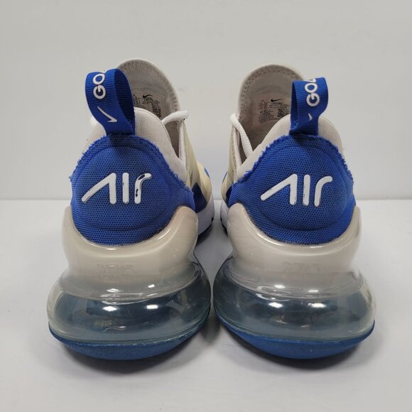 Nike Air Max 270 Men's White Blue Golf Shoes CK6483-106 US Size 11.5 - Picture 4 of 8